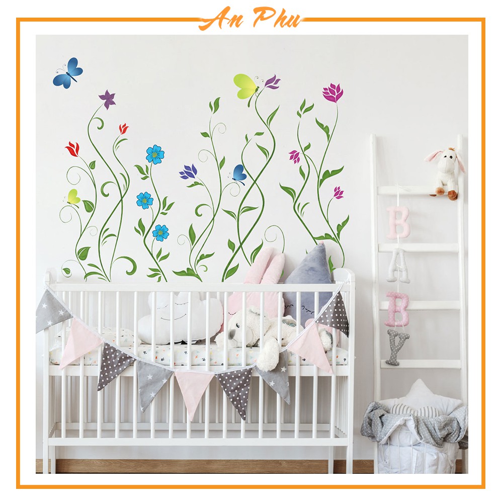 Decan Dán Tường An Phú Decor Cây Hoa Leo