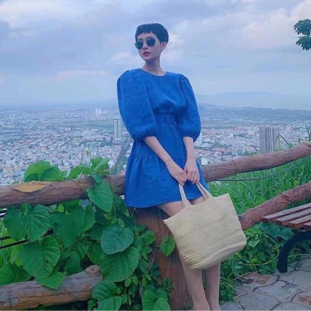 Váy zara xanh coban (Đã bán)
