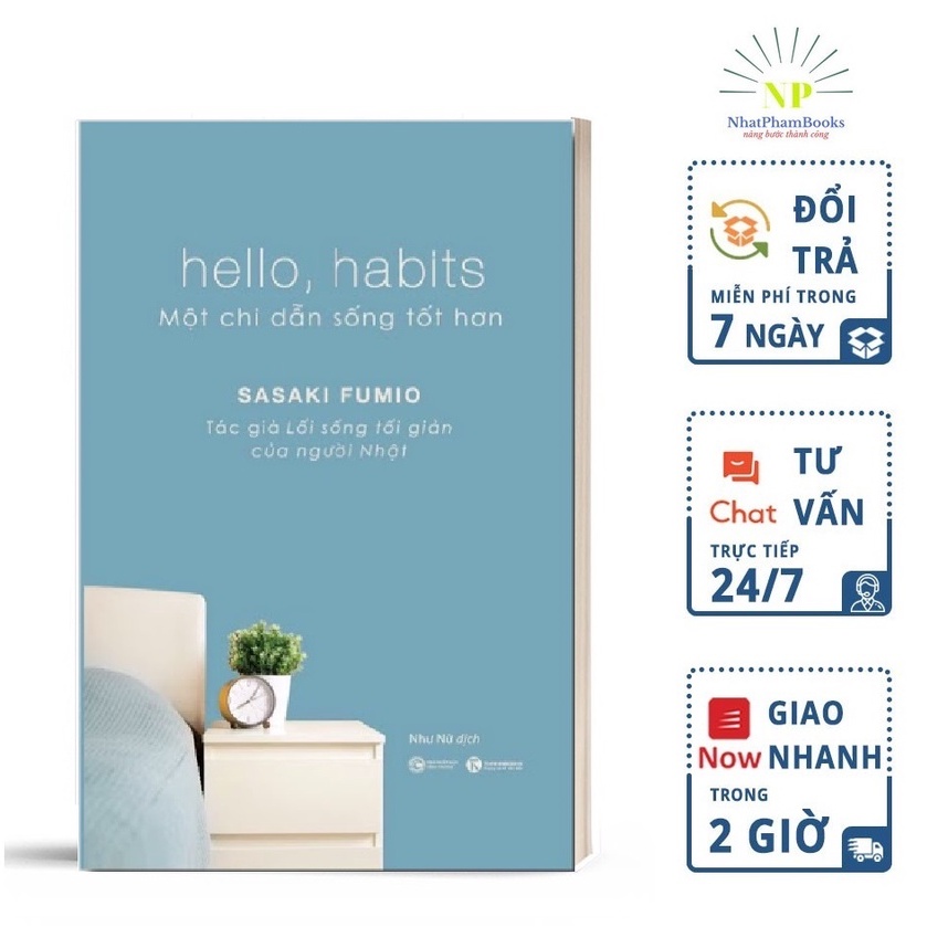 Sách - Hello Habits - Một Chỉ Dẫn Sống Tốt Hơn Tặng Bookmark