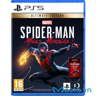 Đĩa game PS5 – Marvel Spiderman Miles Morales Ultimate Launch Edition