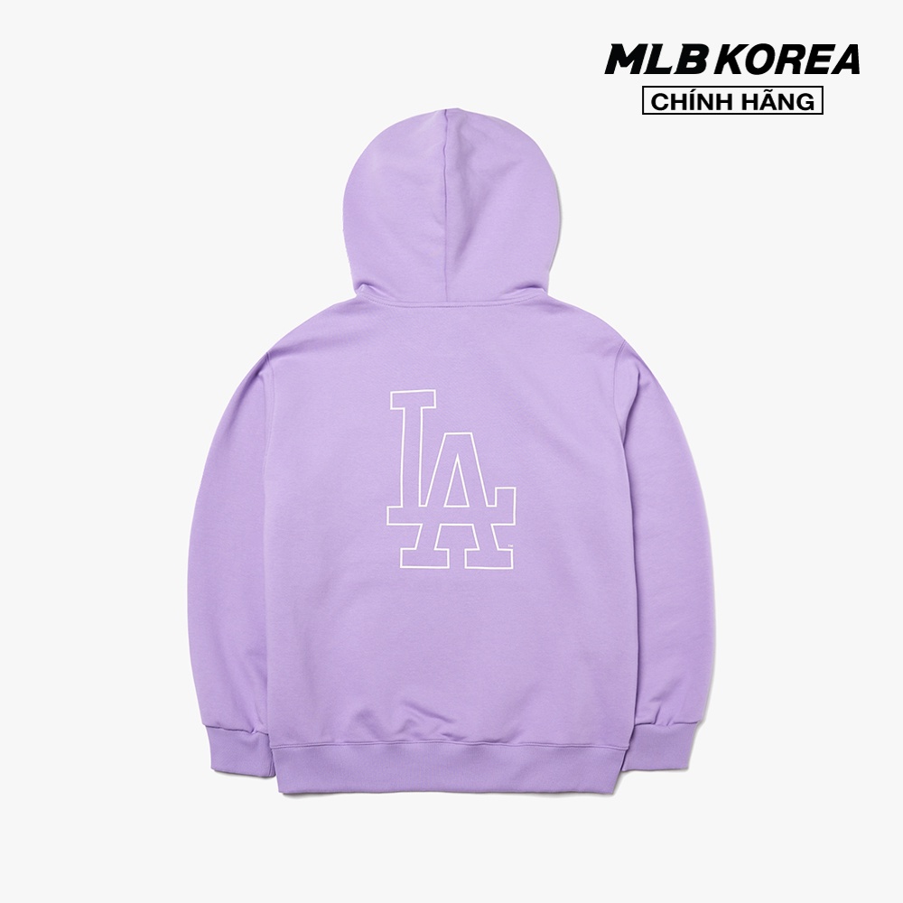 MLB - Áo hoodie phối mũ Basic Big Logo Wapen 3AHDB0214-07LDL