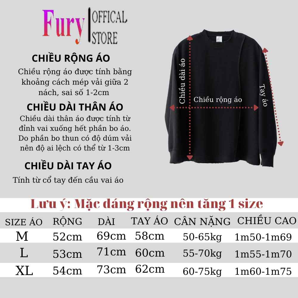 Áo sweater nỉ fury in hình drew form rộng nam nữ dáng unisex | BigBuy360 - bigbuy360.vn