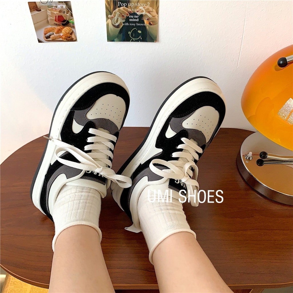 Giày Thể Thao Nữ Đế Bằng Bánh Mì Basic mã LULU vải canvas bata mới hot phong cách retro ulzzang đẹp cá tính