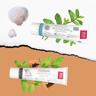 [COMBO TRẮNG RĂNG] Kem Đánh Răng Trắng Răng White Plus 40ml Và KemĐánhRăng Bổ Sung Canxi Làm Chắc Răng Biocalcium 40ml