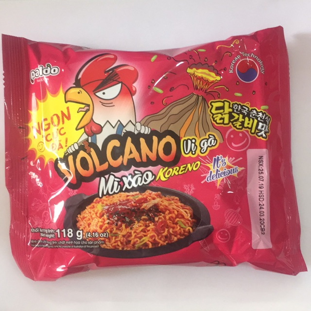 Mì xào Volcano