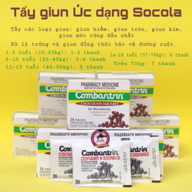 Giun socola Úc chuẩn hãng