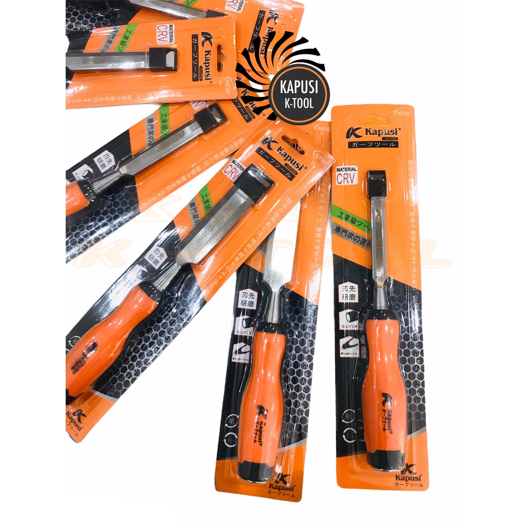 Mũi đục gỗ, khắc gỗ, tiện gỗ đa năng -Trạm gỗ cầm tay Kapusi đủ size (10mm-12mm-16mm-19mm-22mm-25mm)