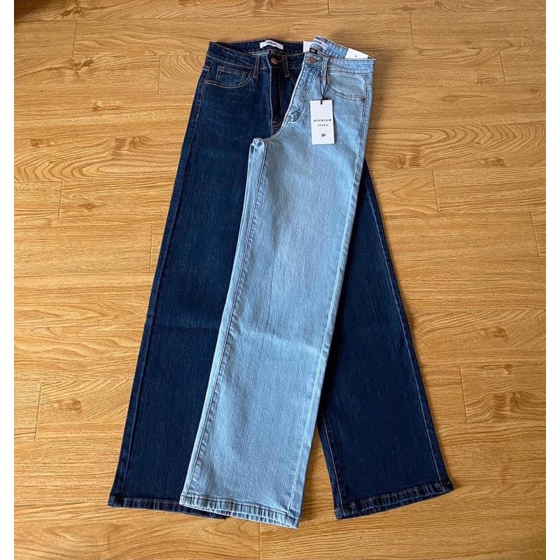 [Mã WASTMAY giảm 15% tối đa 30K đơn 150K] Quần Jean Quần Bò Culottes Ống Rộng Dáng Dài Xuất Xịn [ẢNH THẬT 100%] | BigBuy360 - bigbuy360.vn