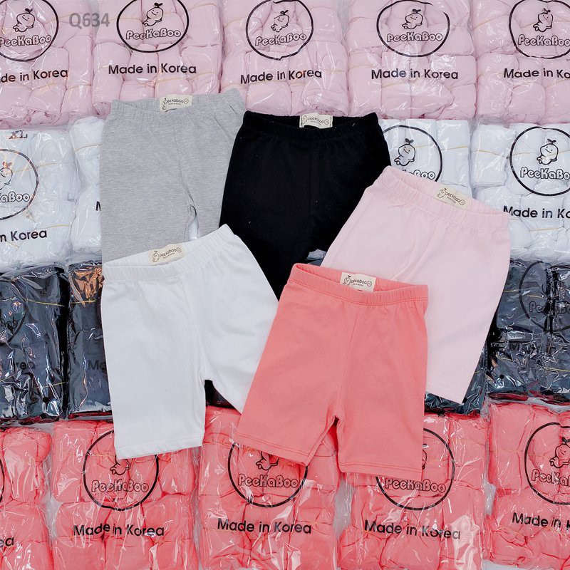 Quần Legging Đùi Mùa Hè Bé Gái Tiện Lợi Vải Co Giãn Q01 AGUM MART Cực Xịn,Thoải Mái Dễ Chịu Cho Bé Từ 8-20kg