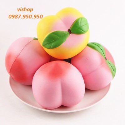 SquiShy QUẢ ĐÀO hồng