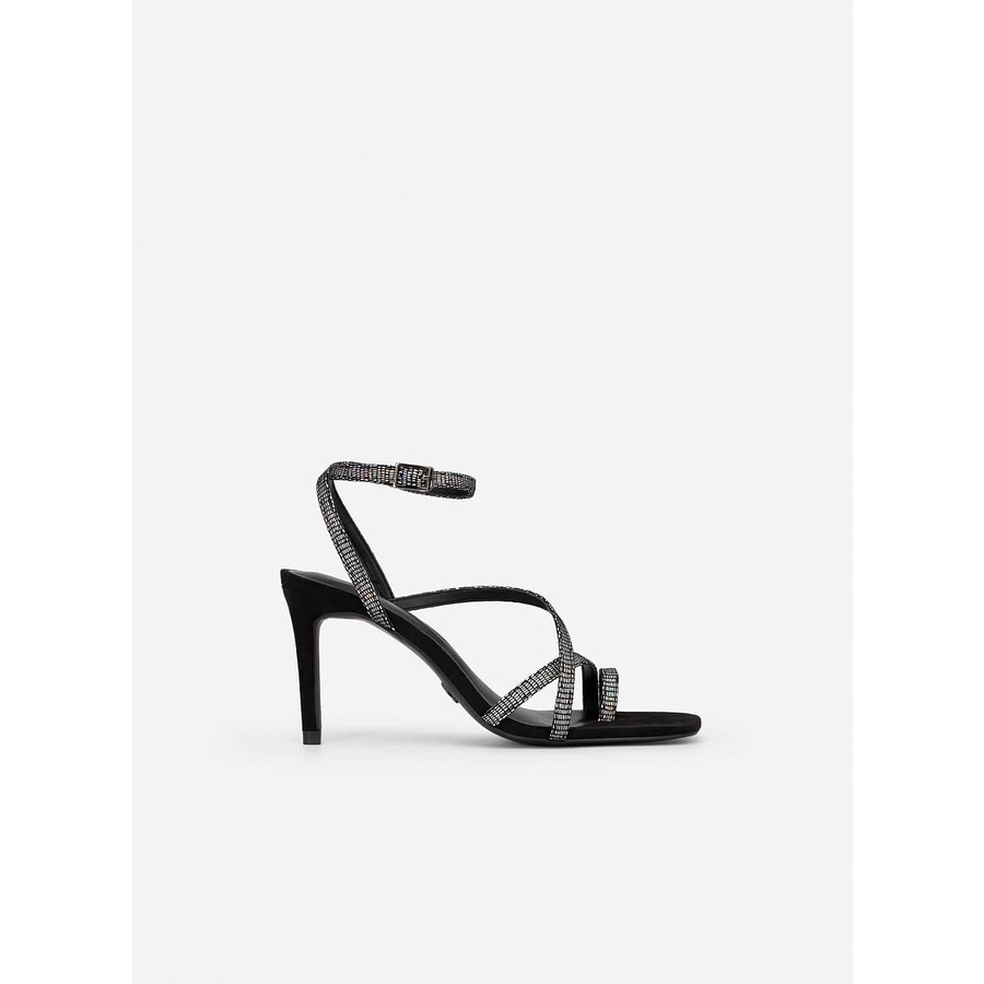 Vascara Giày Sandal Ankle Strap Quai Mảnh Vân Kỳ Đà - SDN 0702 - Màu Cầu Vồng