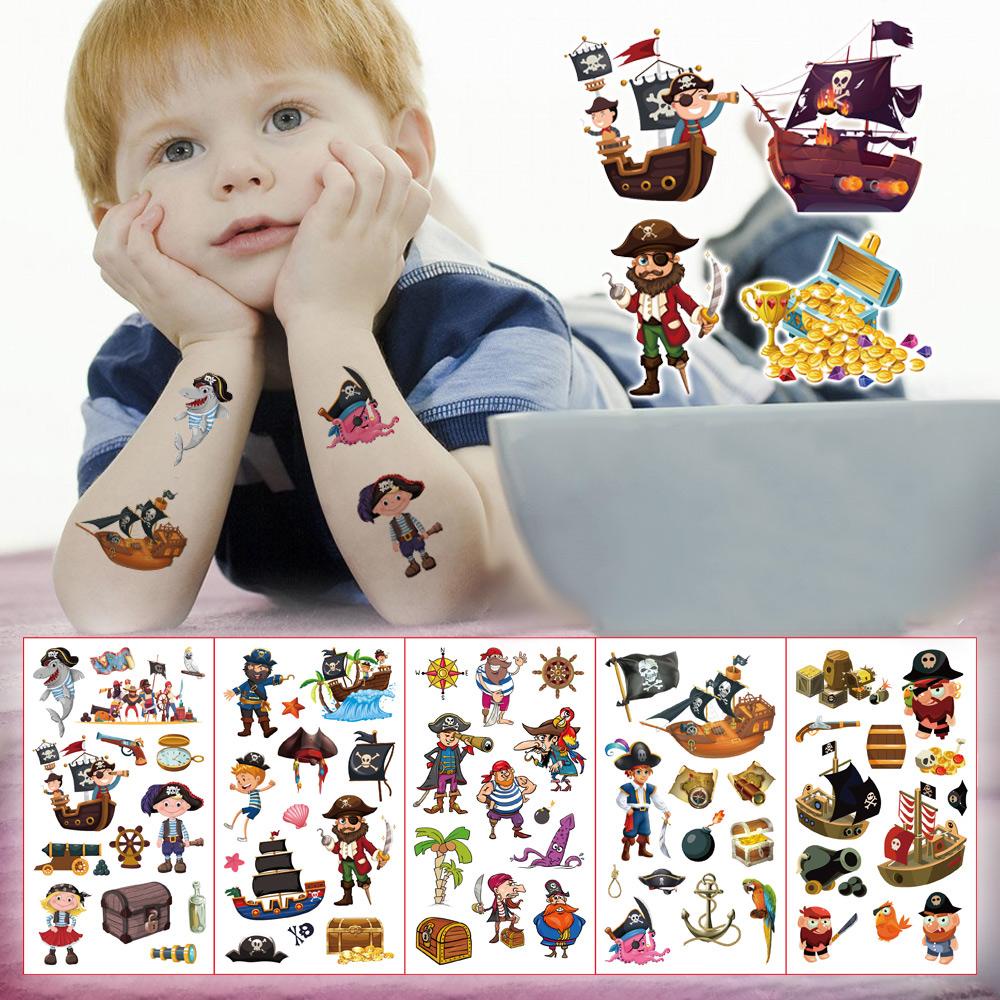 Set 10 Tấm Hình Xăm Dán Hình Khủng Long Cho Bé Trai Và Bé Gái