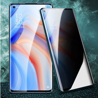 HITAM Miếng Dán Cường Lực Chống Nhìn Trộm Cho Oppo Reno 4 Pro Reno 3 Pro