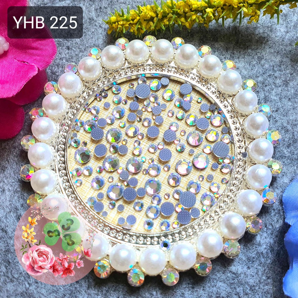 Mã YHB 225. Đá YHB &quot;Luminous Green&quot; đính trang trí móng siêu lấp lánh. Hàng chuẩn loại A.