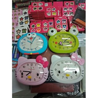 Đồng Hồ Báo Thức Để Bàn Ngộ Nghĩnh Cho Bé ( Doraemon,HelloKitty,Ếch Con )