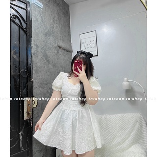 ĐẦM GẤM TAY BỒNG ĐÍNH ĐÁ  [TNT SHOP BIGSIZE 60KG 90KG]