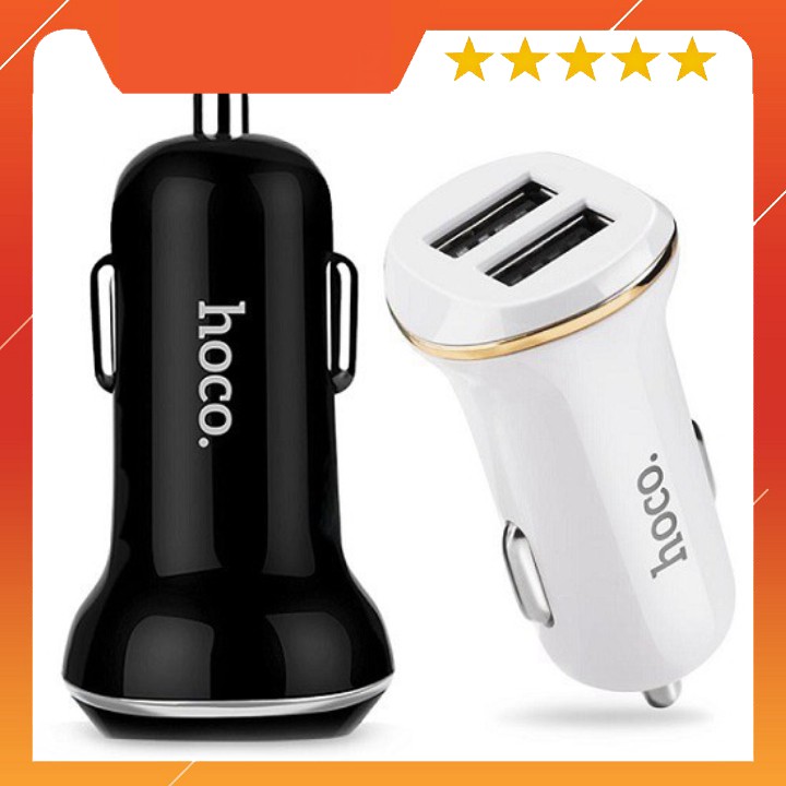 XẢ KHO -  Cóc xe hơi Hoco 2 cổng usb 2.1A BTC01