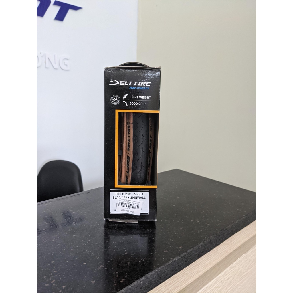 Lốp/Vỏ gấp Delitire S601 hông màu BLACK TAN SKINWALL