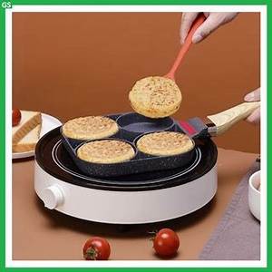 Chảo Đá Chống Dính Chia 4 ô Chiên Rán Nhiều Món