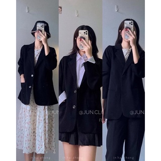 Áo BLAZER 2 lớp 6041 - Ảnh thật JUNclothing