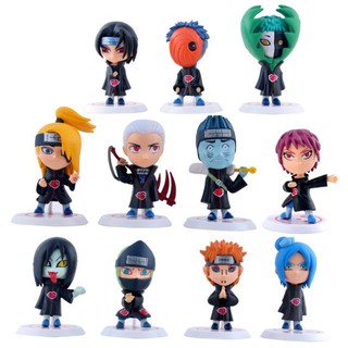 Mô Hình Naruto - Sét 11 Mô Hình Nhân Vật Naruto Chibi