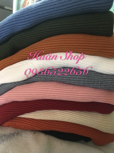 Áo len gân nữ cổ bẻ, cổ lọ fom rộng loại 1 | BigBuy360 - bigbuy360.vn