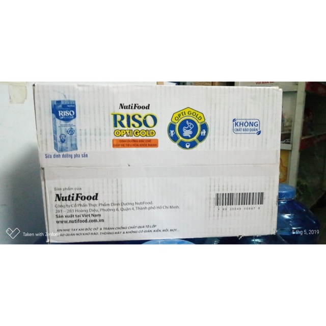 Sữa pha sẵn Riso opti gold 180ml