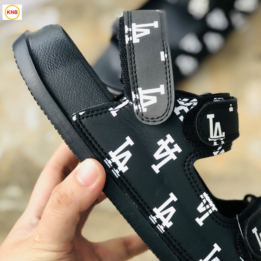 Giày Sandal -FREESHIP-Dép Sandal nam nữ thể thao 𝐌𝐋𝐁 full mẫu bền đẹp đế bằng siêu nhẹ học sinh,LA đen