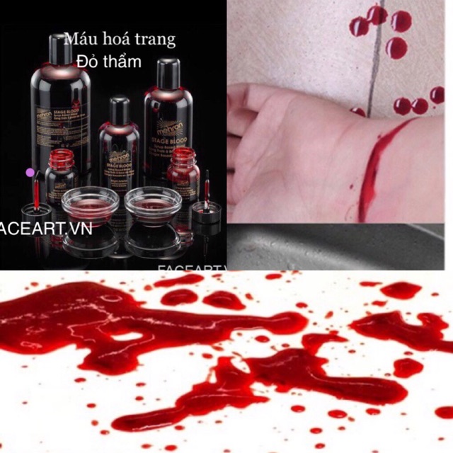 MÁU HALLOWEEN- PHỤ KIỆN MÁU HOÁ TRANG