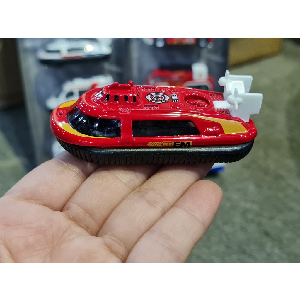 Xe Mô Hình Đồng Giá 25k - Mã TH736R-01 . Xe Cấp Cứu Chạy Trớn Màu Đỏ