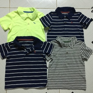 combo 4 áo bé trai carter có cổ