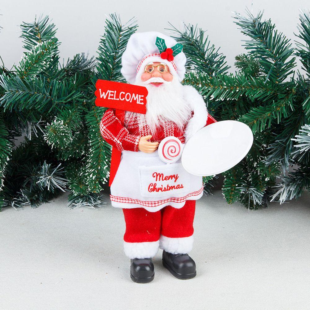 Mô Hình Ông Già Noel Vui Nhộn Kích Thước 32cm Trang Trí Cửa Mừng Năm Mới / Giáng Sinh