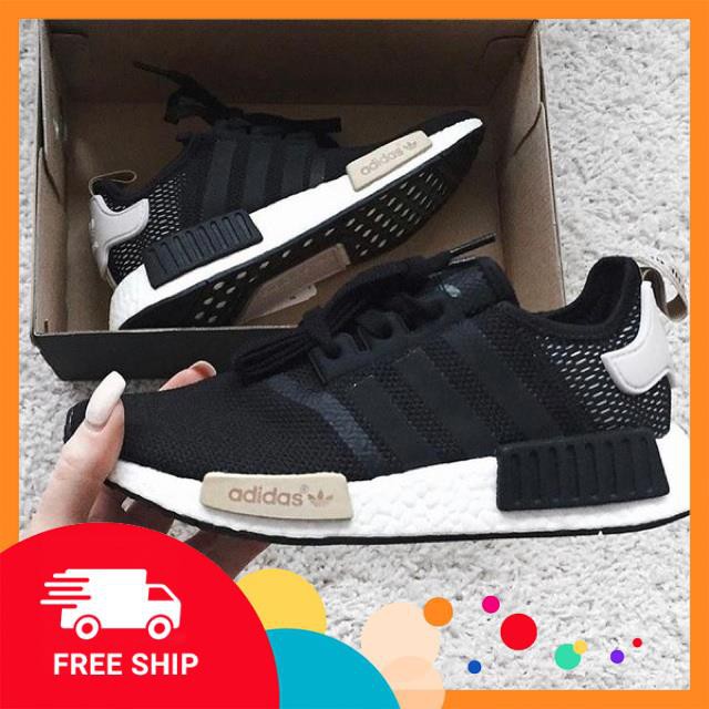 [SALE + FREESHIP] Giày thể thao nam nữ Adidas NMD R1 Black Ice Purple hàng đẹp