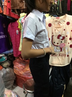 Áo sơ mi học sinh nữ
