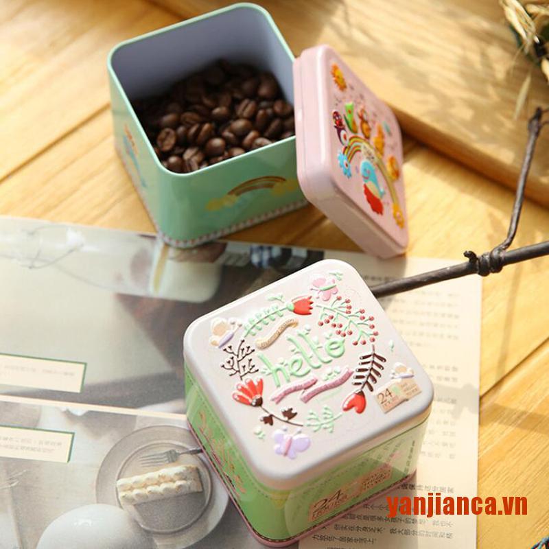 Hộp Thiếc Đựng Trang Sức In Hoạt Hình 3D Tinh Tế