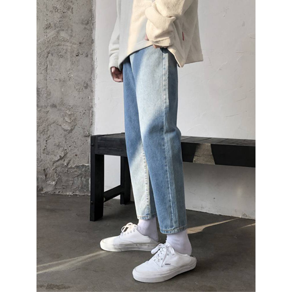 Quần Baggy Jean Nam Jean dày Hotboy hàn quốc