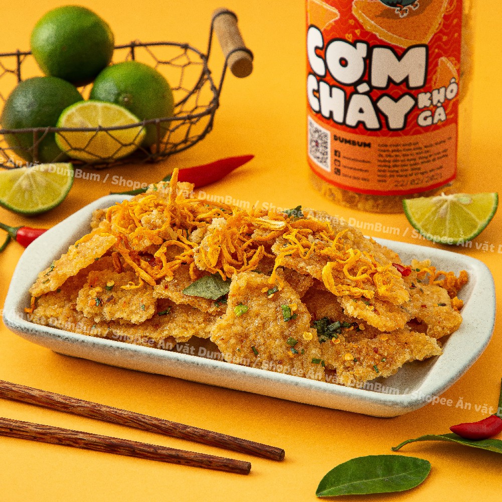 [Mã 77FMCGSALE1 giảm 10% đơn 250K] Cơm cháy lắc khô gà DumBum 250g đồ ăn vặt Sài Gòn | BigBuy360 - bigbuy360.vn