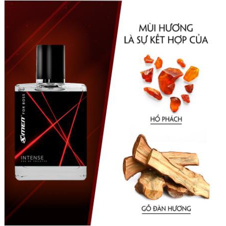 XMEN FORBOSS_ Nước hoa Xmen for boss Intense/Luxury/Motion 2018 (hộp đẹp) có chữ kí nhà tạo hương 49ML.