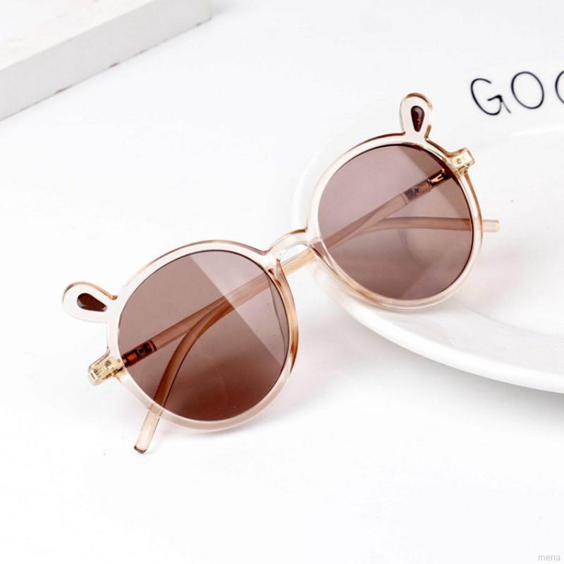 Kính mát gọng tròn phong cách Retro cho bé