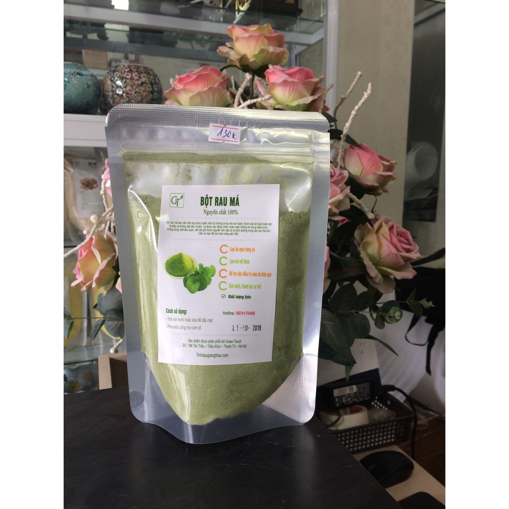 Bột Rau Má Uống Nguyên Chất Sấy Lạnh (100-200g) - Thanh nhiệt, giải độc cơ thể, ngừa lão hoá - [HÀNG CAO CẤP]