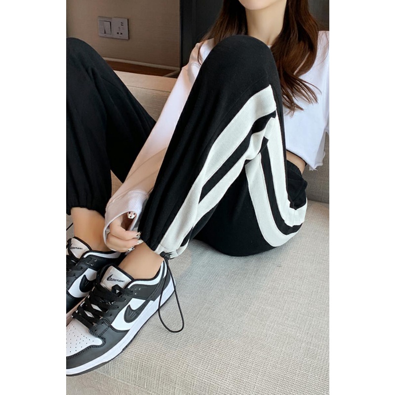 NRVP Quần Thể Thao Ống Rộng Phong Cách Thời Trang Hàn Quốc Dành Cho Nam Và Nữ