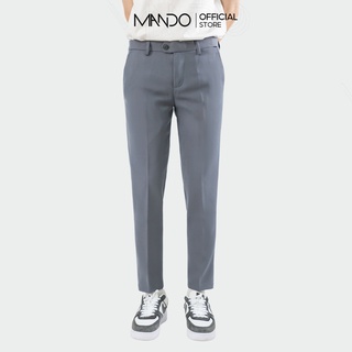 Quần Âu Nam MANDO Ống Côn Công Sở Không Nhăn Đứng Form Vải Tuyết Mưa Cao Cấp Basic Trẻ Trung Thời Trang Hàn Quốc QAN03