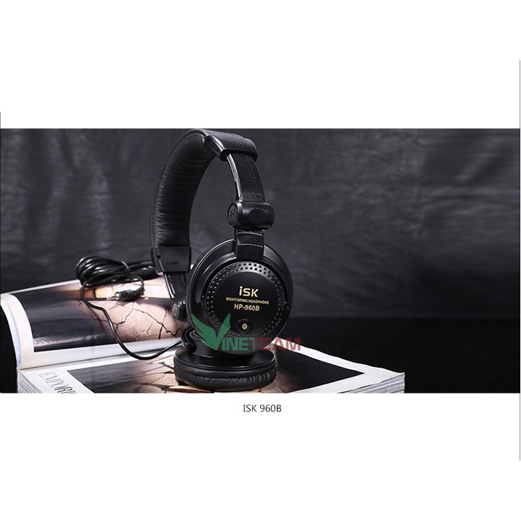 Tai Nghe Kiểm Âm Chuẩn Phòng Thu ISK HP960B Cao Cấp Chính Hãng- Headphone Store -dc4079