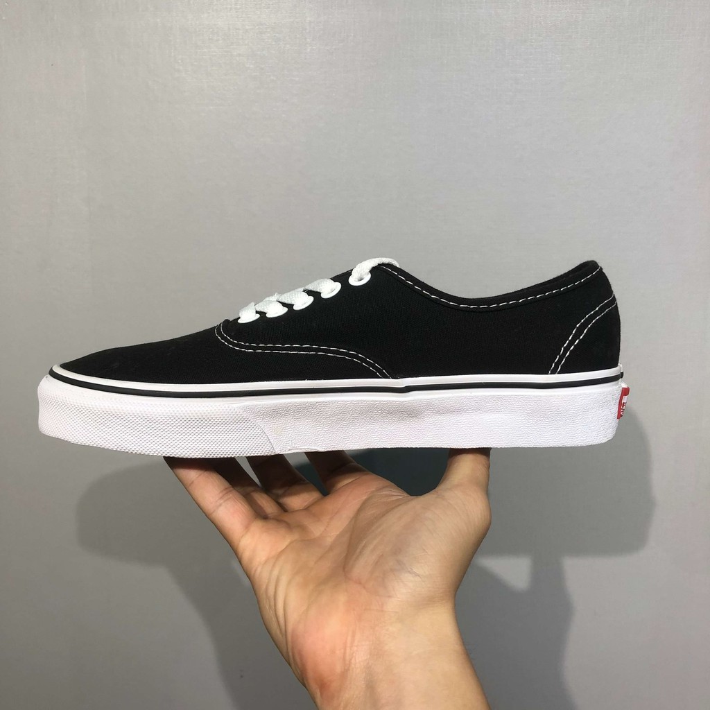 (𝗖𝗵𝗶́𝗻𝗵 𝗵𝗮̃𝗻𝗴 - 𝗙𝗮𝗸𝗲 đ𝗲̂̀𝗻 𝘅𝟭𝟬𝟬 | M - Waffle) Giày VANS Era Authentic - VN000EE3BLK-EWZBLK  (Giày có tem - box ko tem)