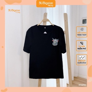 Áo phông in hình đầu trâu BIG SIZE 55kg đến 95kg - 21YAP02 - BU Bigsize Young
