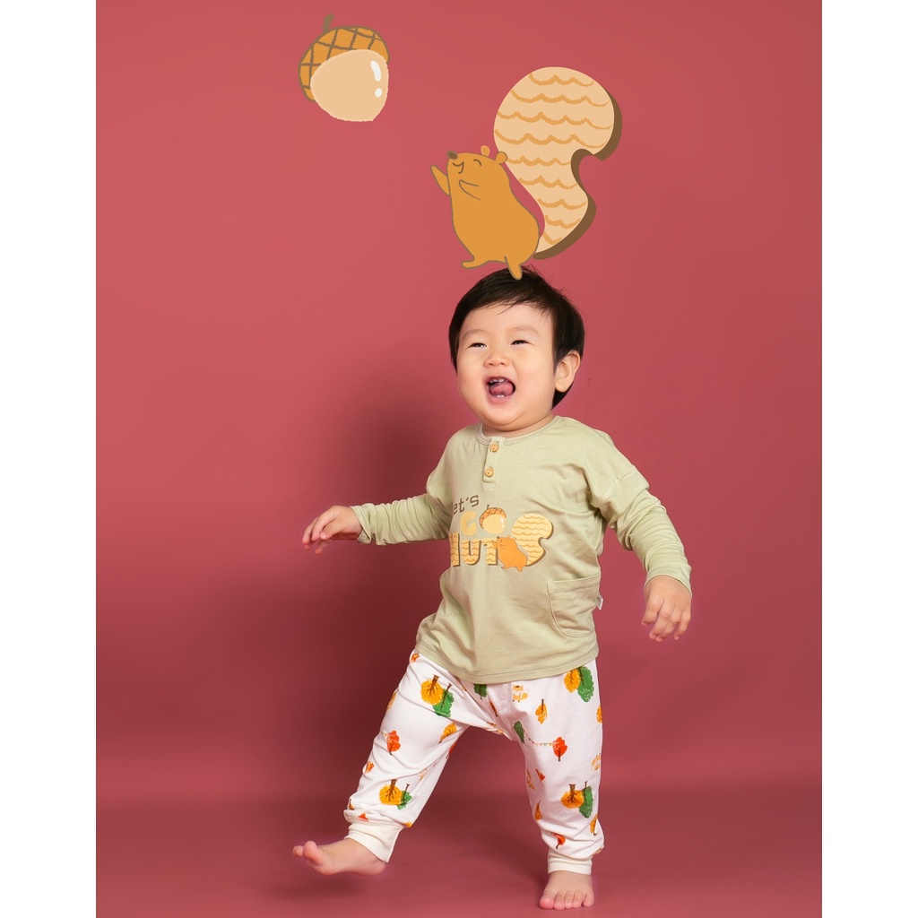 Chaang Bộ dài tay bổ trụ Park AW2022D10