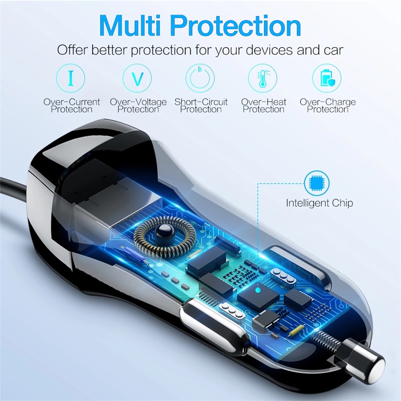 Củ sạc nhanh cổng Micro USB C cho xe hơi