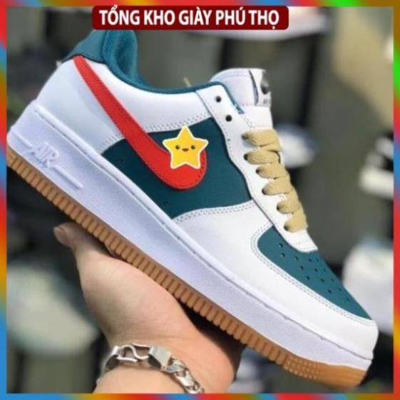 Full bill box 🎁 Giày af1 id gucci xanh đỏ nam nữ, Giày thể thao jd air Force GC vạch xanh đỏ Full Box bill 🥓
