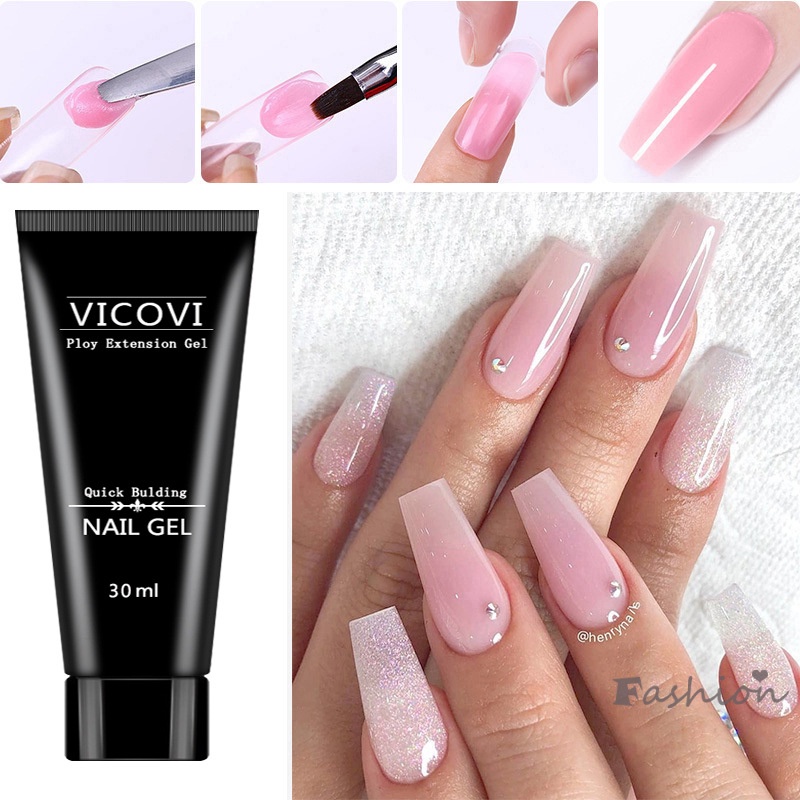 Gel Nối Dài Móng Tay DIY Dễ Sử Dụng Tiện Lợi Dành Cho Nữ