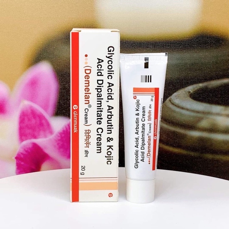 Kem dưỡng sáng, mờ thâm nám Demelan (Glycolic 10%, Arbutin 5%, Kojic 2%)